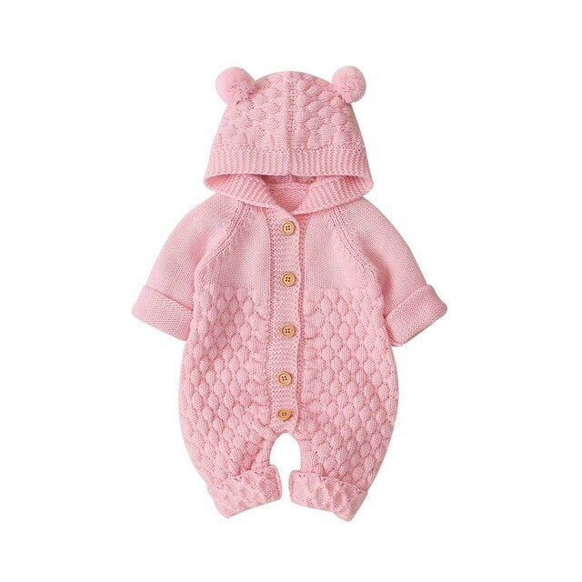 Astrid - Cozy Knit Jumpsuit for Newborns