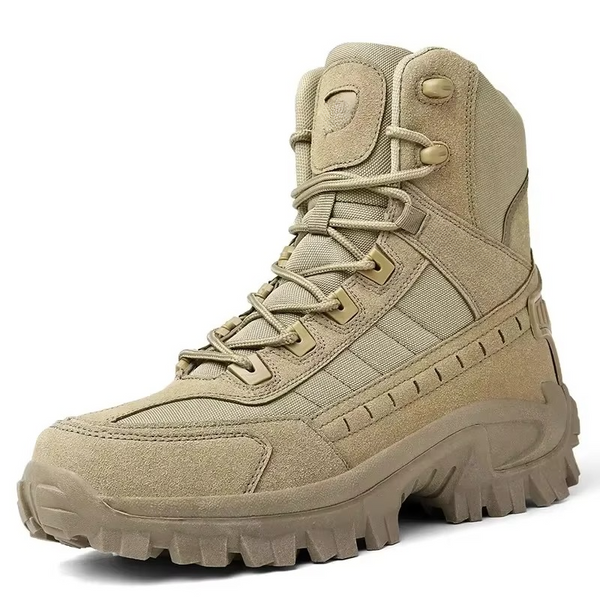 Men's Desert Combat and Tactical Boots – Durable Outdoor, Hiking, and Work Safety Footwear