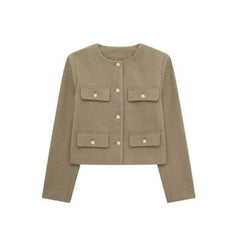 Tailored Cropped Jacket for Women