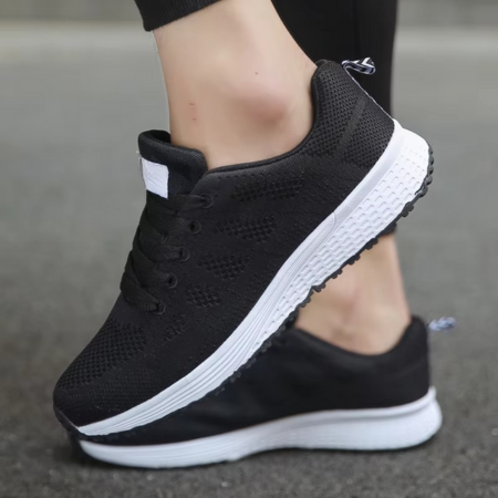 Women’s Mesh Vulcanized Sneakers – Lightweight Summer Casual Shoes