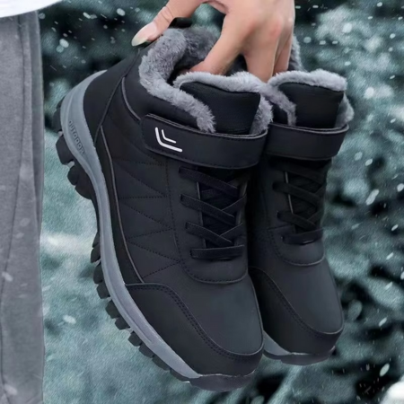 Waterproof Velvet Winter Boots for Men — Warm Outdoor Snow & Trekking Shoes