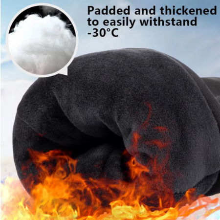 Touch Screen Ski Gloves for Men and Women, Warm Windproof Winter Sports Gloves for Skiing, Snowboarding, Snowmobile, Hiking, Riding