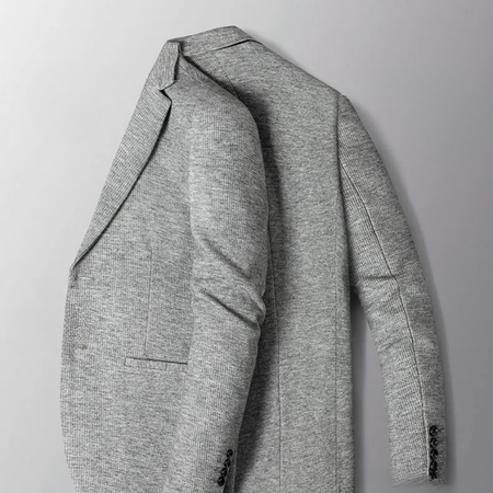 Men's 2025 Wool Blend Tailored Suit Jacket – Modern Business and Party Wear