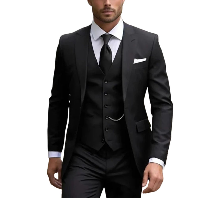 Slim Fit Men's Three Piece Formal Suit