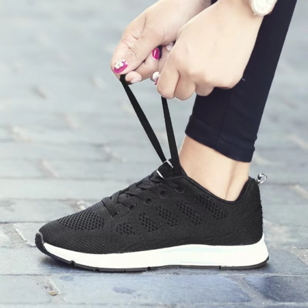 Women’s Mesh Vulcanized Sneakers – Lightweight Summer Casual Shoes