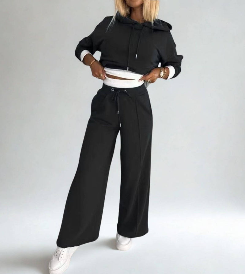 Women's Casual Hoodie Tracksuit Set