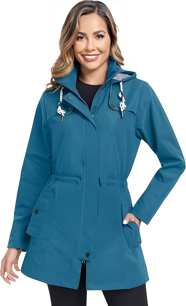 Women's Rain Jacket With Hood