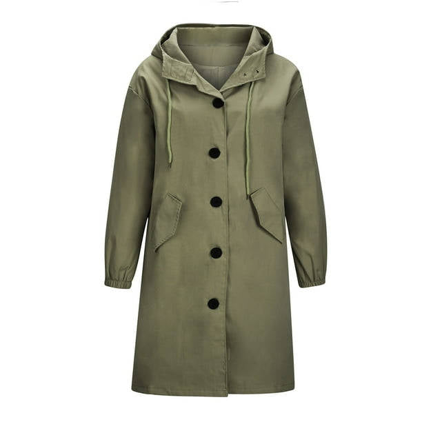 Oversized Women's Waterproof Trench Coat