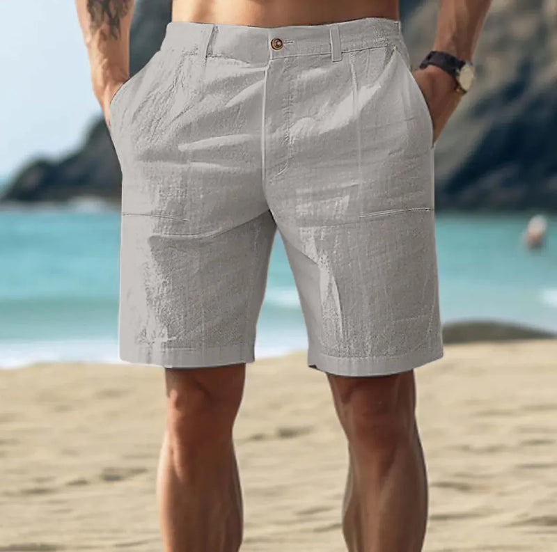 Men's Relaxed Linen Summer Shorts