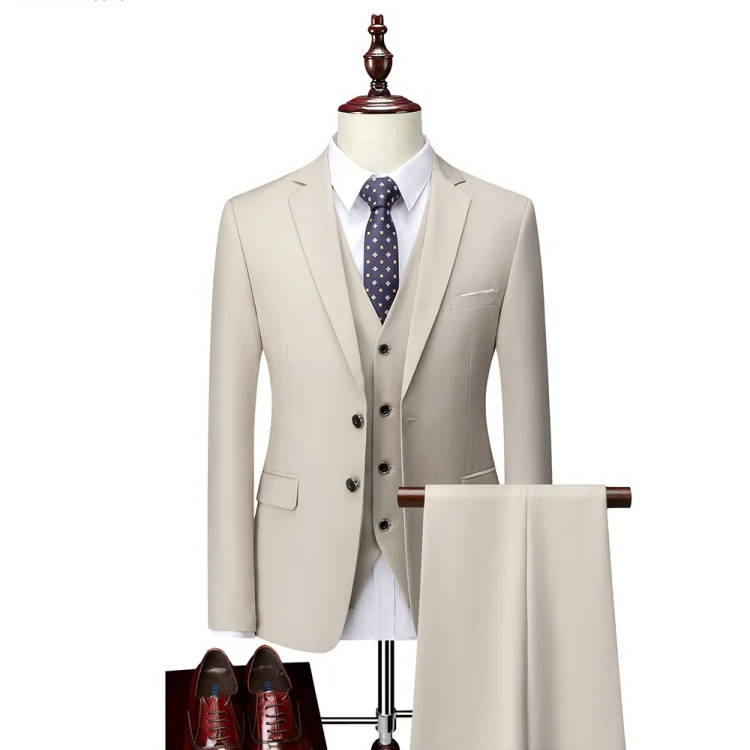 Three Piece Classic Tuxedo with Vest