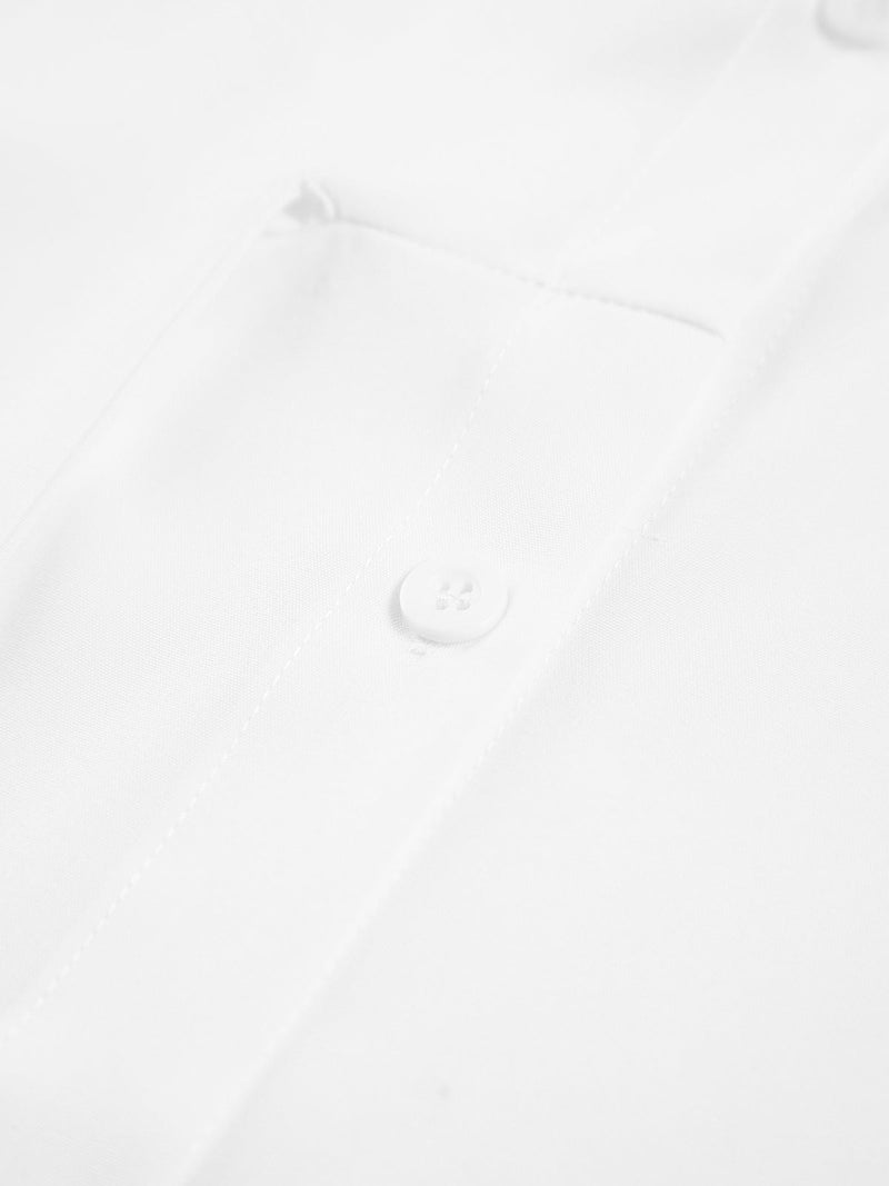 Button Down Tied Long Shirt