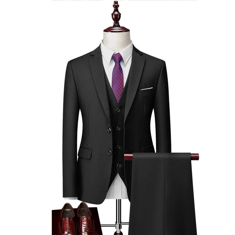 Three Piece Classic Tuxedo with Vest
