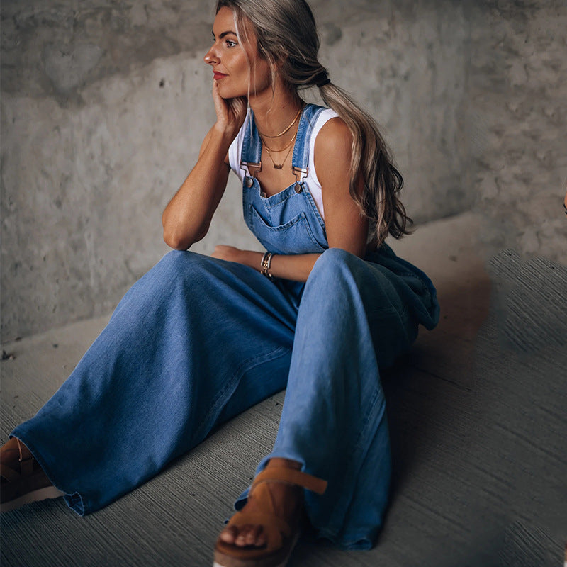 Eliza - Denim Jumpsuit