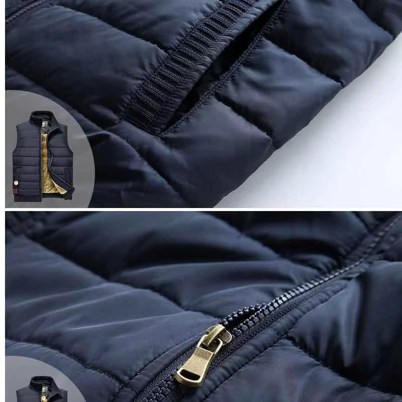 Outdoor Fleece Men's Multi Pocket Utility Vest for Outdoor Adventures