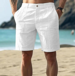 Men's Relaxed Linen Summer Shorts