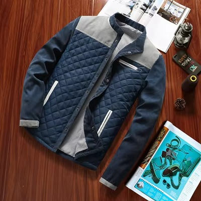 Men's Casual Slim Fit Bomber Jacket – Lightweight Spring & Autumn Windbreaker