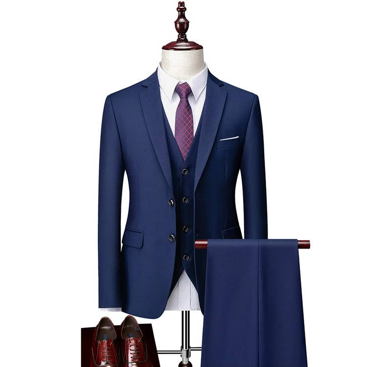 Three Piece Classic Tuxedo with Vest