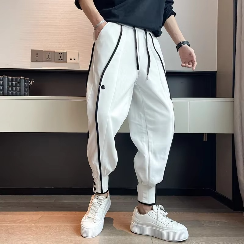 Men's Wide Leg Jogger Pants – Casual Korean Style Sweatpants for Fitness and Everyday Wear