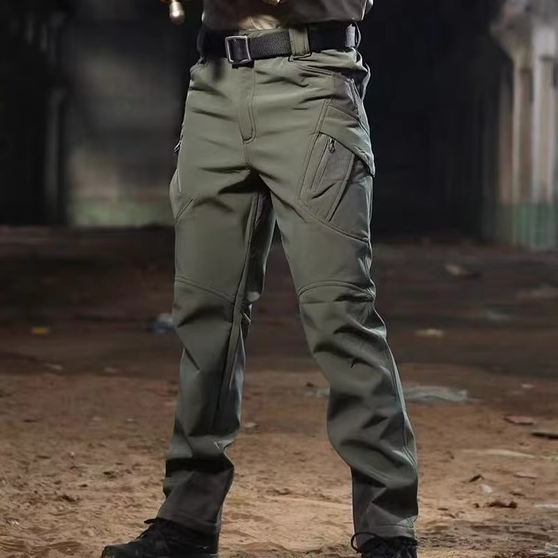 Men's SoftShell Waterproof Fleece Jacket for Hiking, Camping, and Winter Adventures