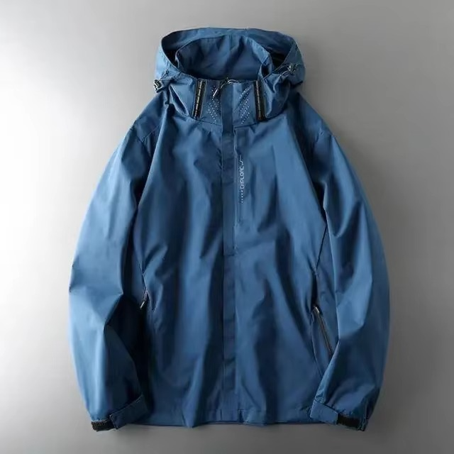 Men's Lightweight Waterproof Windbreaker Jacket for Outdoor and Sport