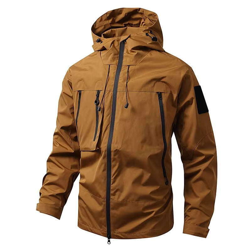 Men's and Women's Waterproof Windbreaker Jacket for Hiking Camping and Outdoor Adventures