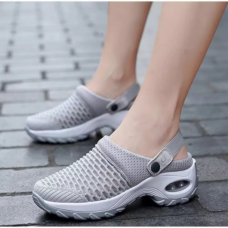 Women's Mesh Orthopedic Clogs with Arch Support – Breathable Walking and Beach Sandals, US Sizes 5–11
