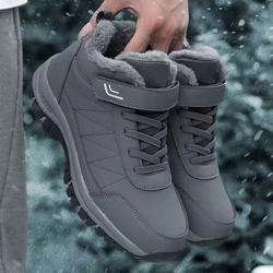 Waterproof Velvet Winter Boots for Men — Warm Outdoor Snow & Trekking Shoes