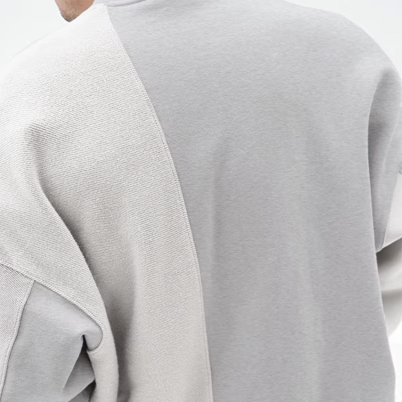 Men's Loose Fit Gym Hoodie Sweatshirt O Neck Long Sleeve Casual Pullover