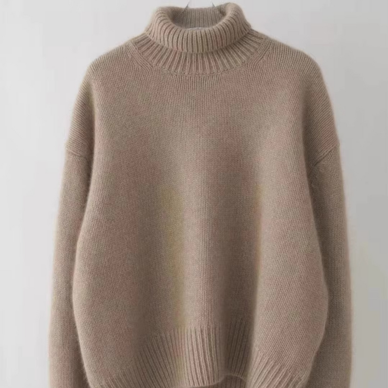Women's Thick Cashmere High Neck Sweater Pullover