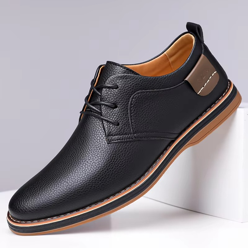 Men's Casual Leather Derby Shoes