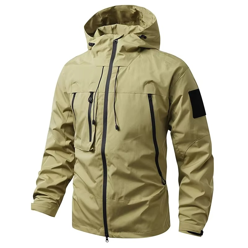 Men's and Women's Waterproof Windbreaker Jacket for Hiking Camping and Outdoor Adventures
