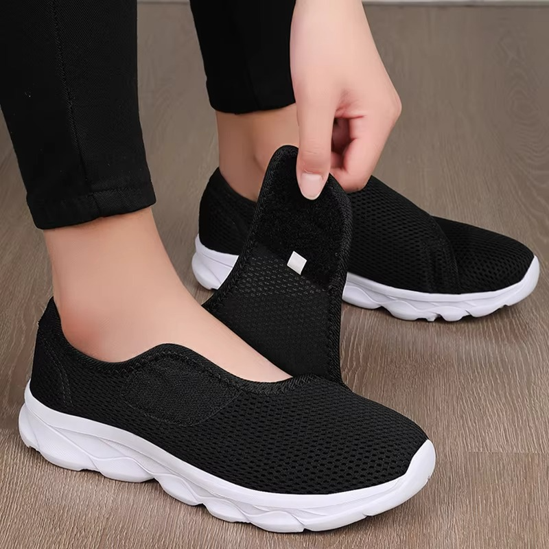 Orthopedic Casual Walking Shoes for Wide Feet and Swelling – Soft, Adjustable, Diabetic-Friendly Comfort