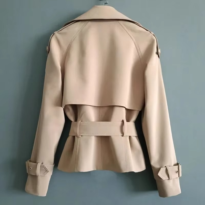 Women's Classic Short Trench Coat