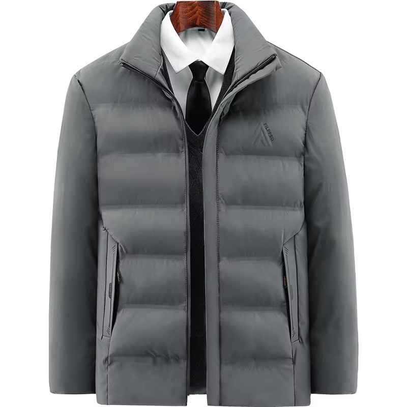 Men's Luxury Fleece Winter Coat for Business and Casual Wear