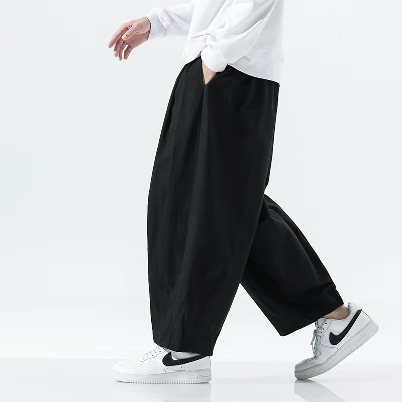 Men's Wide Leg Casual Cargo Pants
