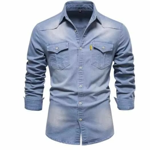 Men's Slim Fit Cotton Ice Sensation Long Sleeve Urban Shirt