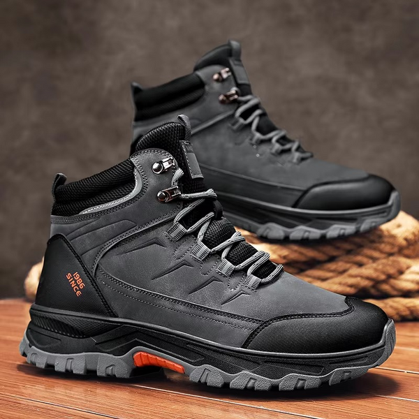 Men's Suede Outdoor Hiking Shoes for Walking and Camping