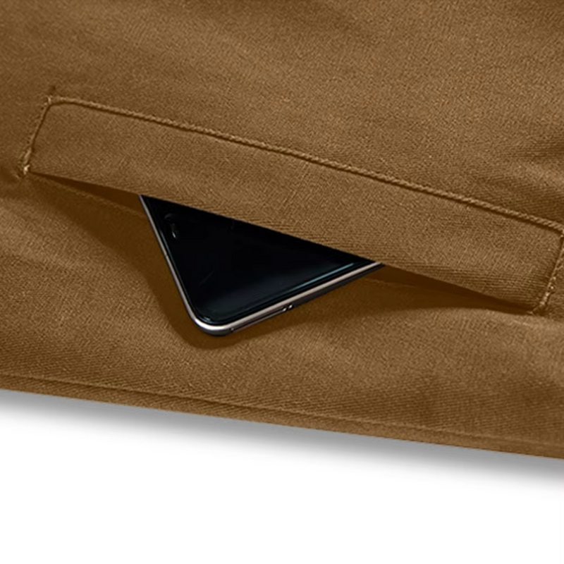 Men's Winter Fleece Lined Jacket Warm Casual Coat