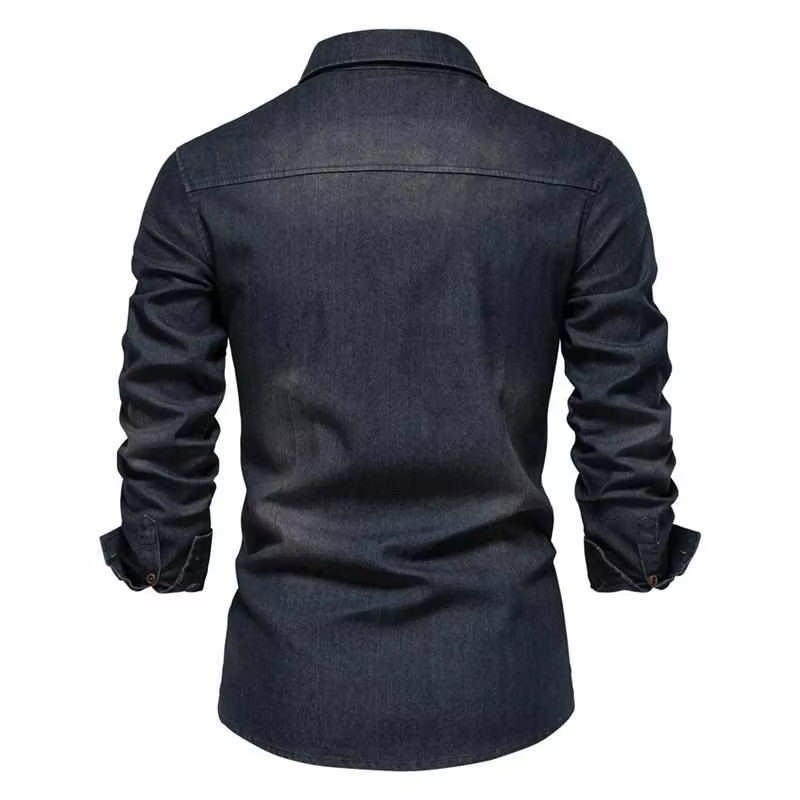 Men's Slim Fit Cotton Ice Sensation Long Sleeve Urban Shirt