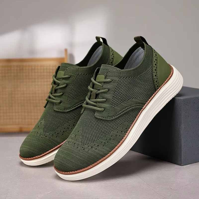 Men's Lightweight Mesh Walking Sneakers for Everyday Comfort