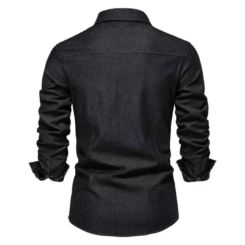 Men's Slim Fit Cotton Ice Sensation Long Sleeve Urban Shirt