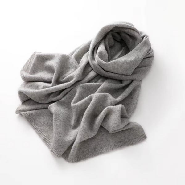 100 Percent Cashmere Scarf for Women and Men, Soft Luxury Winter Wrap, Warm Lightweight Knit Neck Warmer