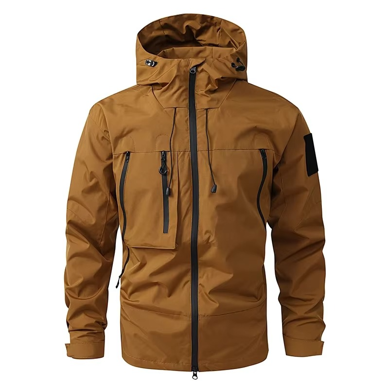 Men's and Women's Waterproof Windbreaker Jacket for Hiking Camping and Outdoor Adventures