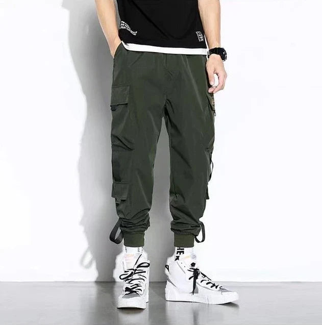 Marcus – Men's Trendy Hip Hop Wide-Leg Workwear Pants