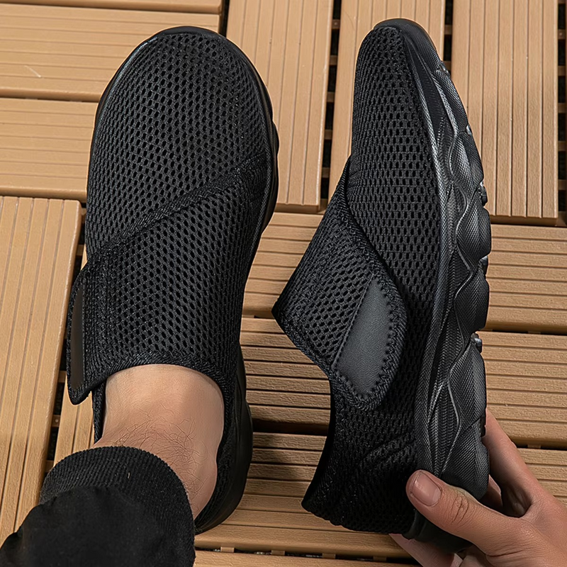 Orthopedic Casual Walking Shoes for Wide Feet and Swelling – Soft, Adjustable, Diabetic-Friendly Comfort