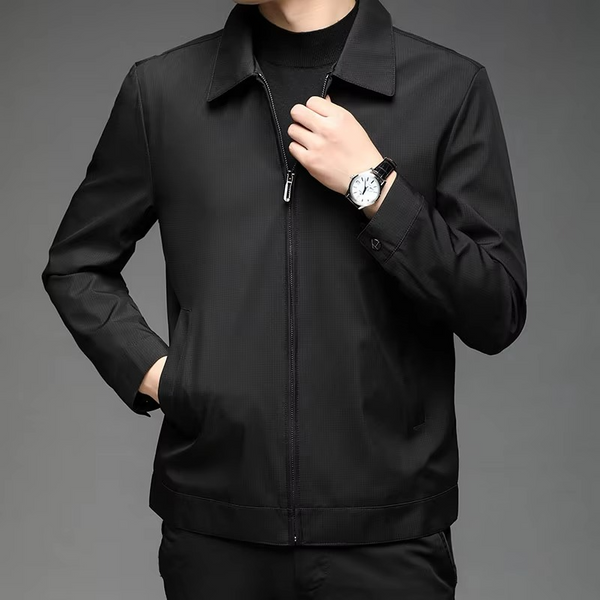 Men’s Classic Stand Collar Business Casual Jacket