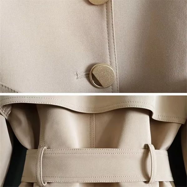 Women's Classic Short Trench Coat