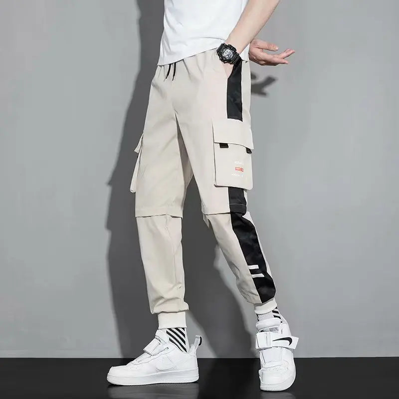 Marcus – Men's Trendy Hip Hop Wide-Leg Workwear Pants