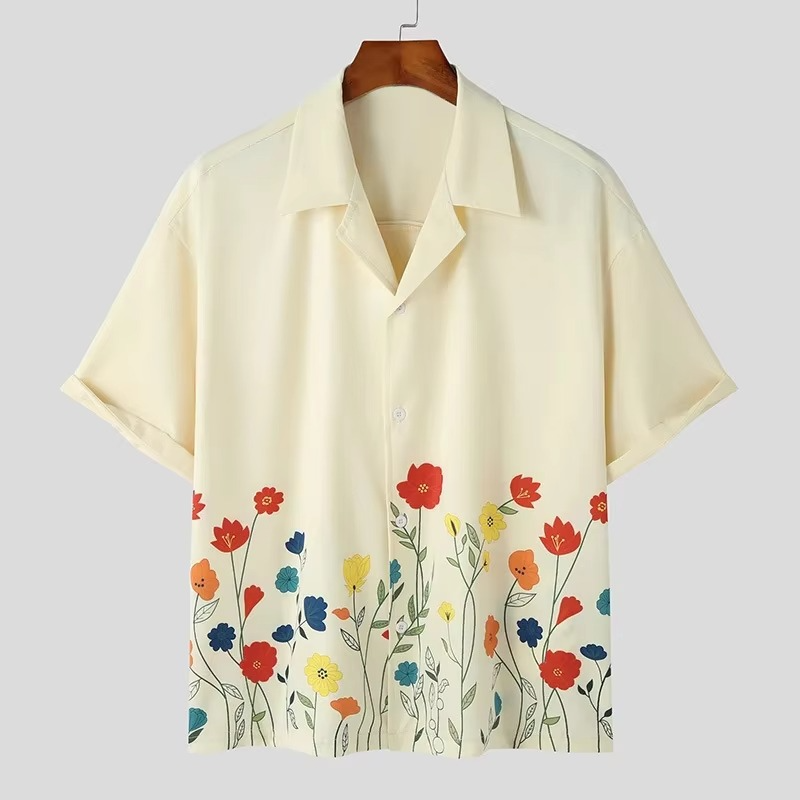 Men's Fashionable Casual Short Sleeve Summer Jacket with Stand Collar