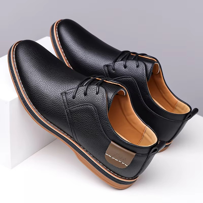 Men's Casual Leather Derby Shoes